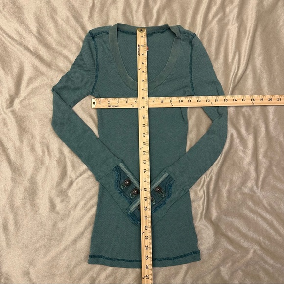 Free People Motor Cuff Thermal Cypress Green - Picture 5 of 7